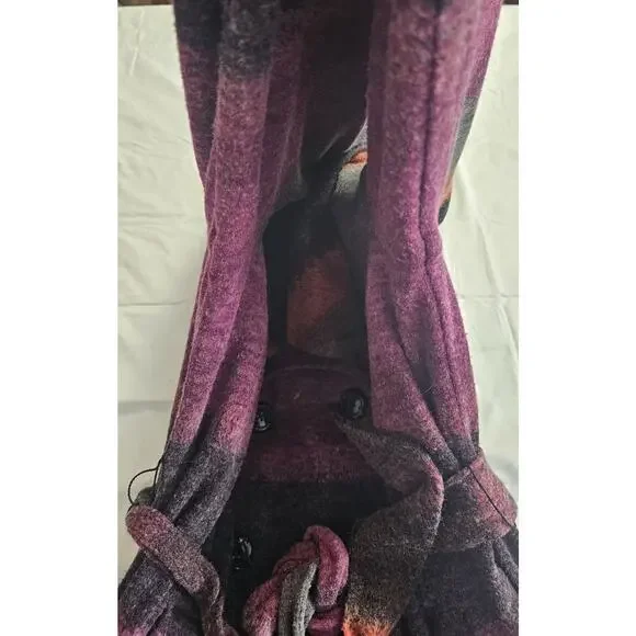 Tribal Double Breasted Striped Color Block Peacoat Size XL - Picture 7 of 15